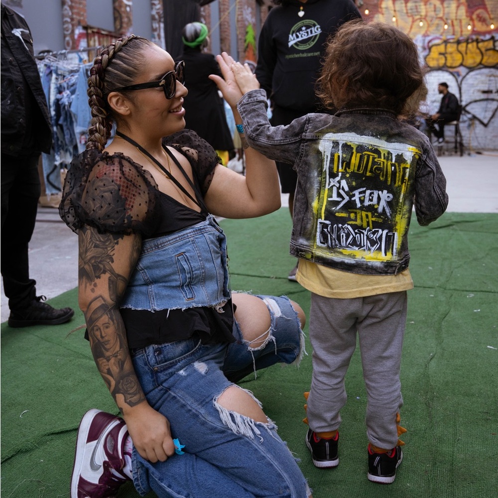Wu-Tang Graffiti Art Denim Jacket